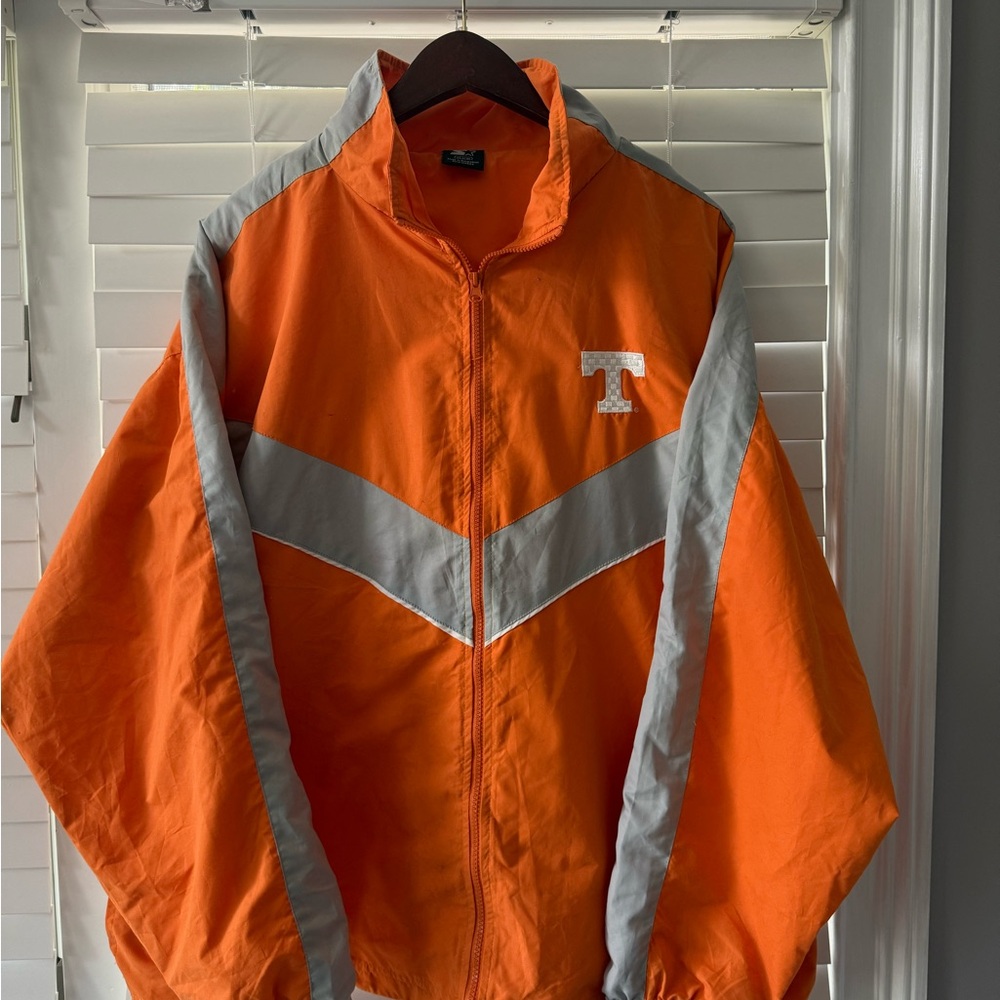 Starter Orange Windbreaker Jacket Lightweight And… - image 1